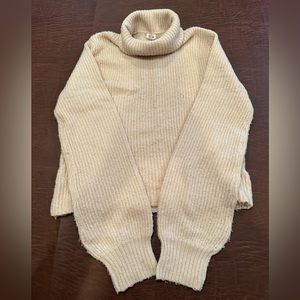 Garage Cream Colored Turtleneck Sweater